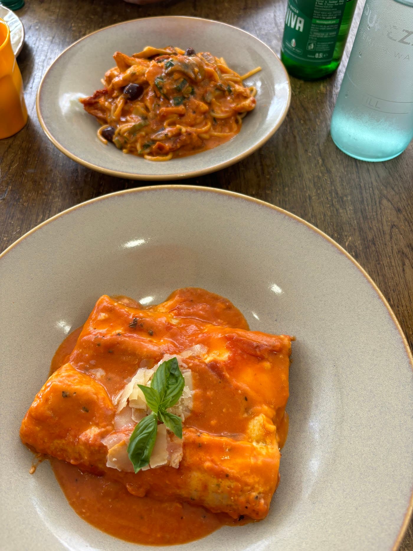 A glimpse into the charming interior of Pasta La Vista Kogarah, featuring rustic decor and a welcoming atmosphere.